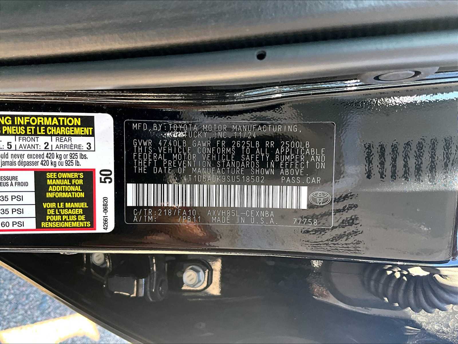 used 2025 Toyota Camry car, priced at $30,488