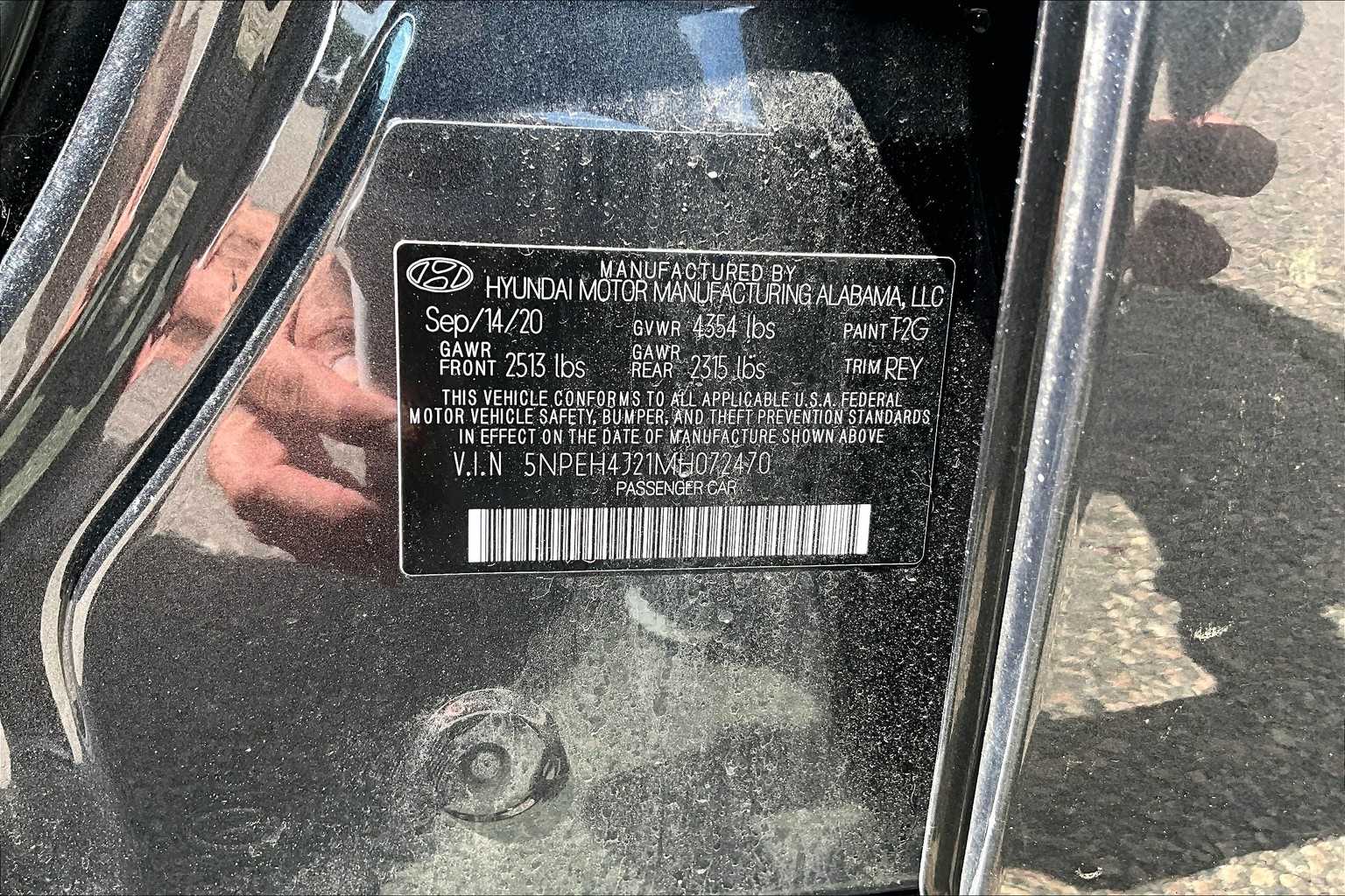 used 2021 Hyundai Sonata car, priced at $20,717
