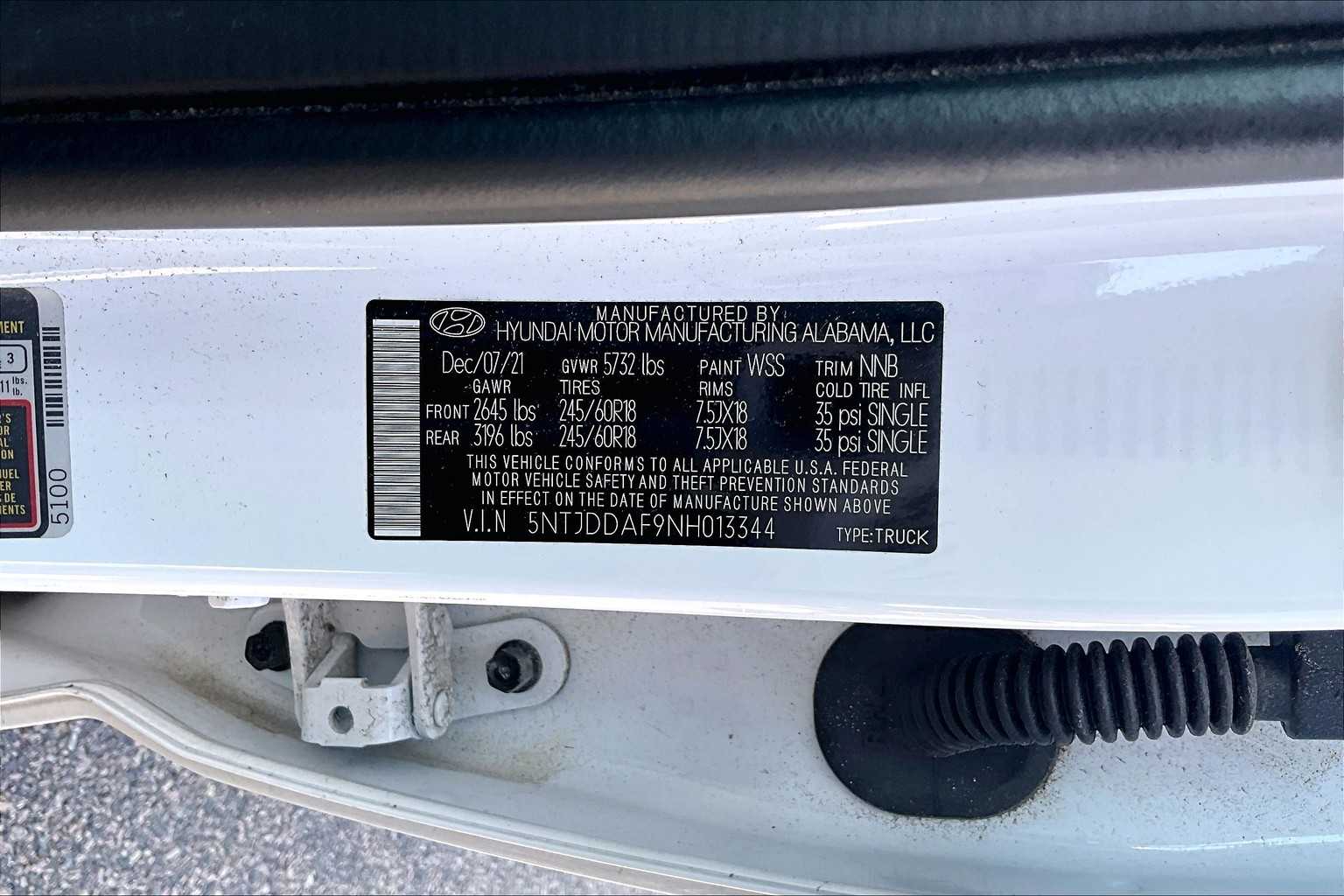 used 2022 Hyundai Santa Cruz car, priced at $26,997