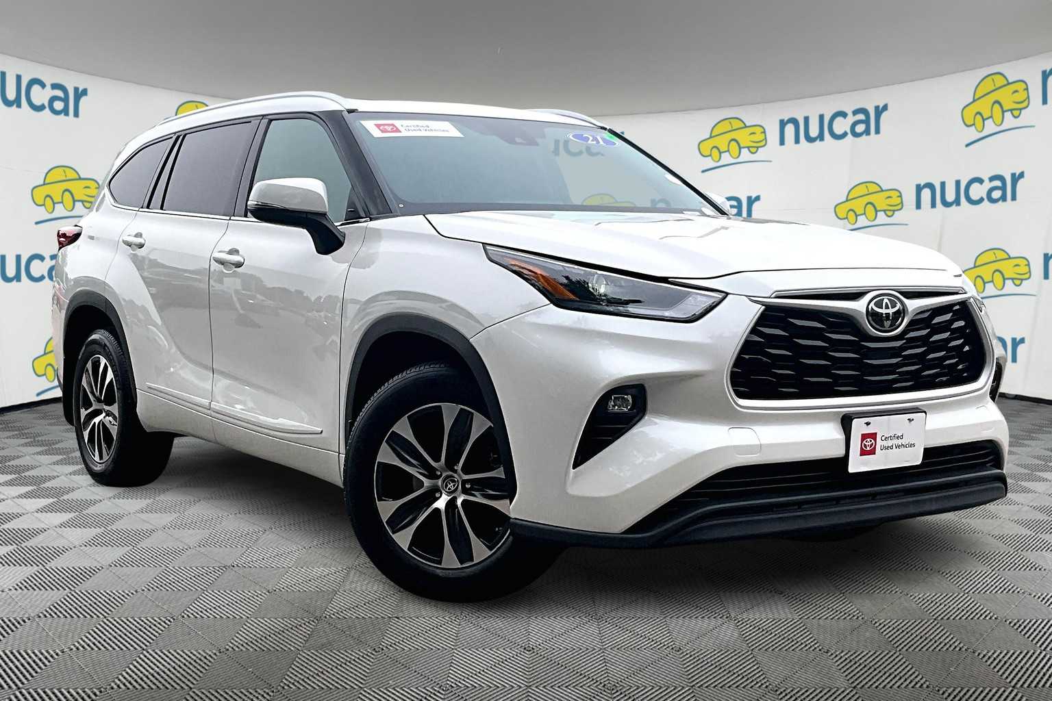 used 2021 Toyota Highlander car, priced at $29,488