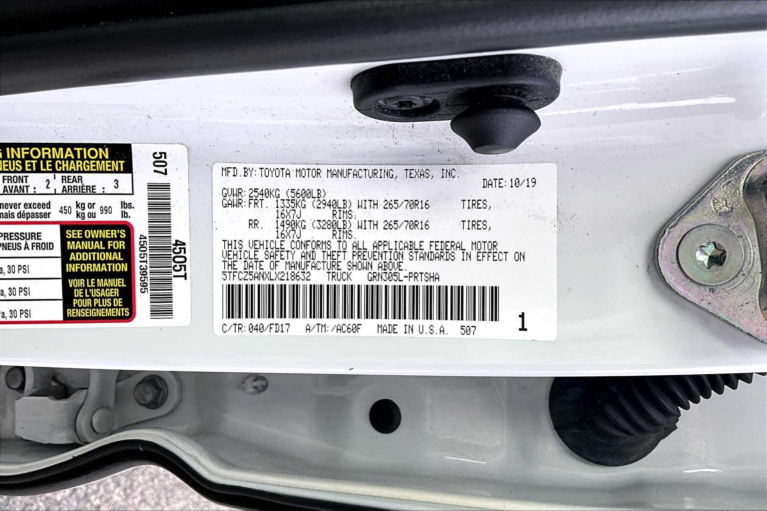 used 2020 Toyota Tacoma car, priced at $33,777