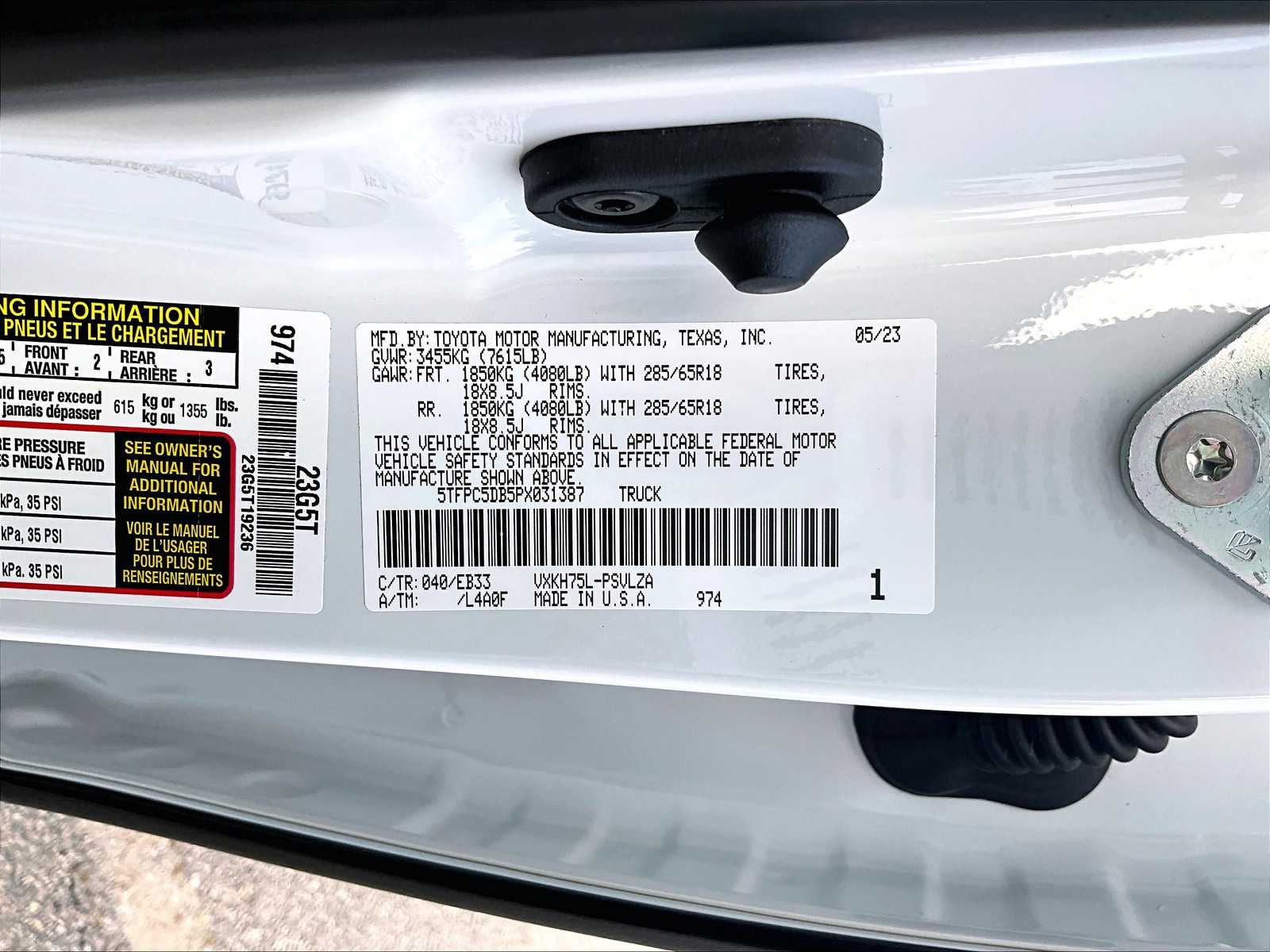 used 2023 Toyota Tundra car, priced at $57,988