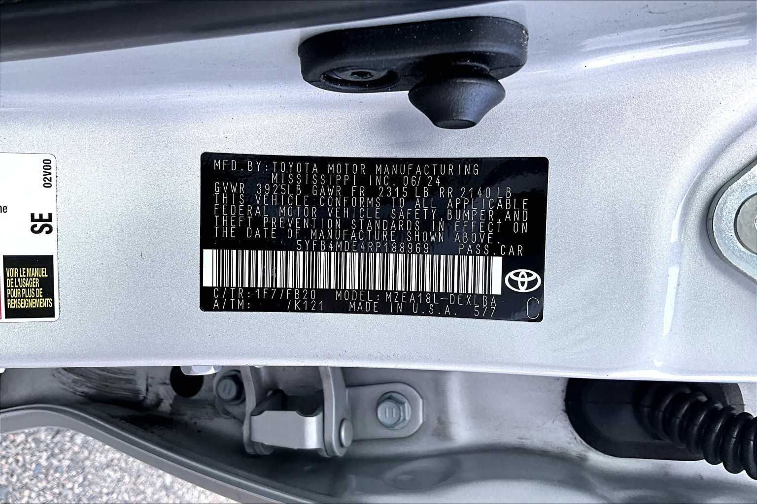 used 2024 Toyota Corolla car, priced at $22,227