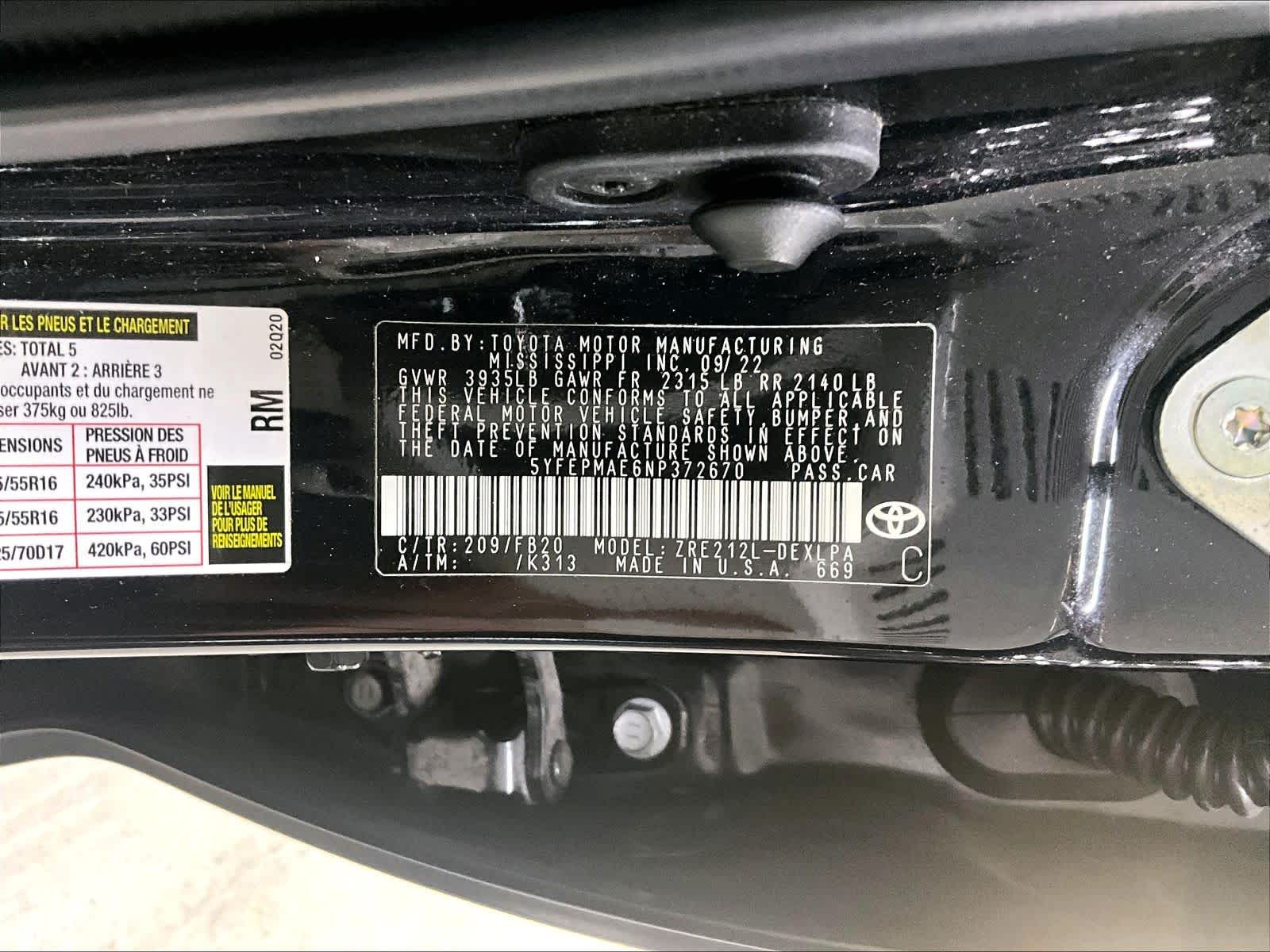 used 2022 Toyota Corolla car, priced at $19,177