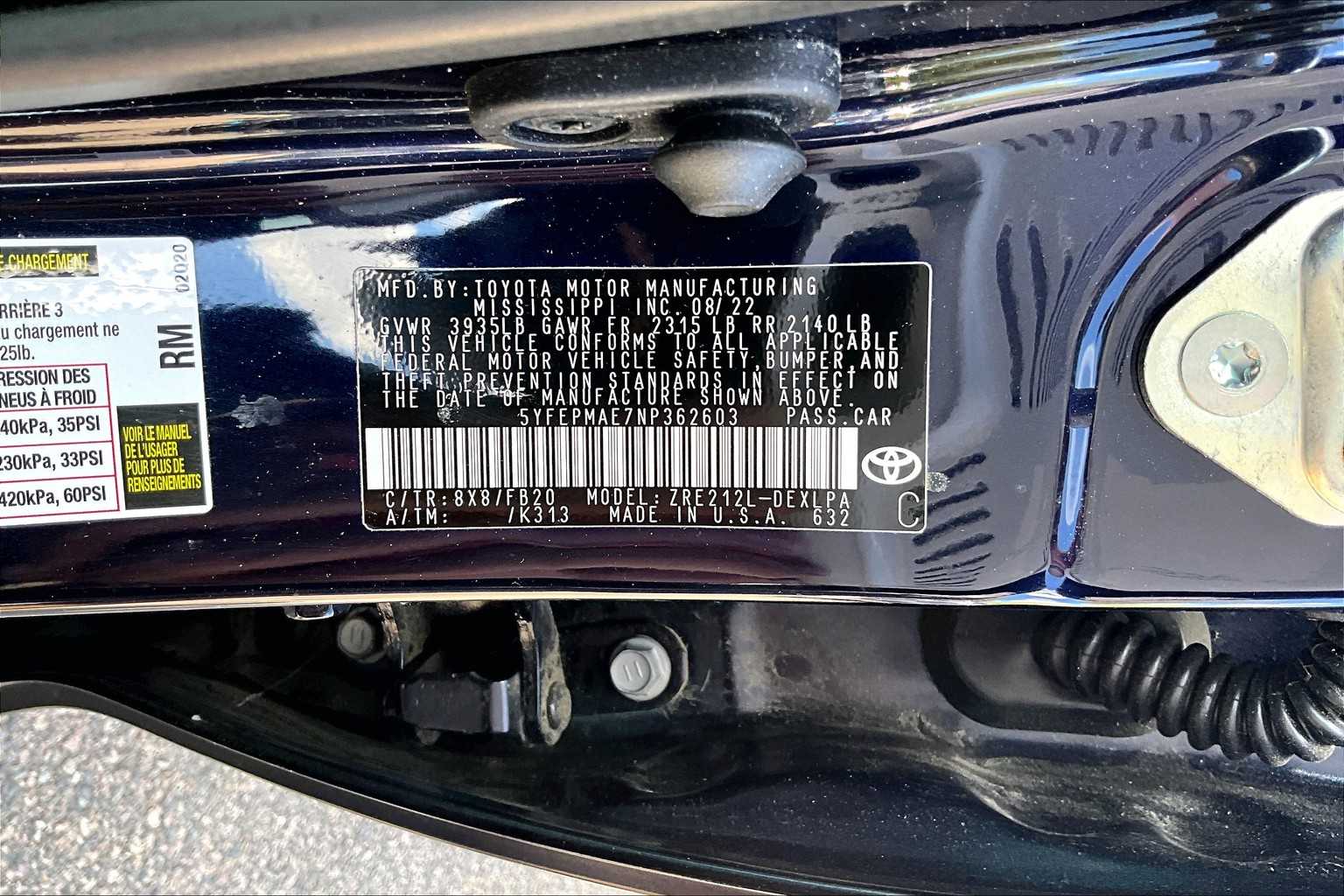 used 2022 Toyota Corolla car, priced at $21,477