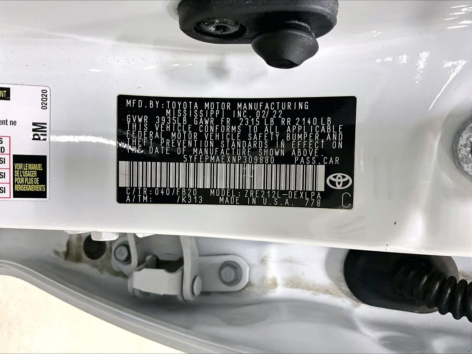 used 2022 Toyota Corolla car, priced at $18,871