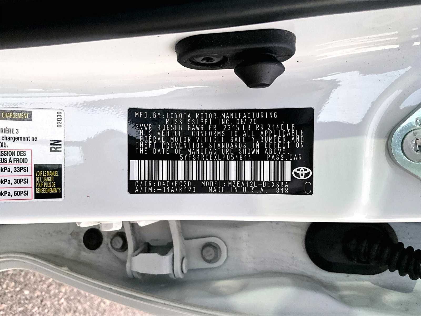 used 2020 Toyota Corolla car, priced at $19,724