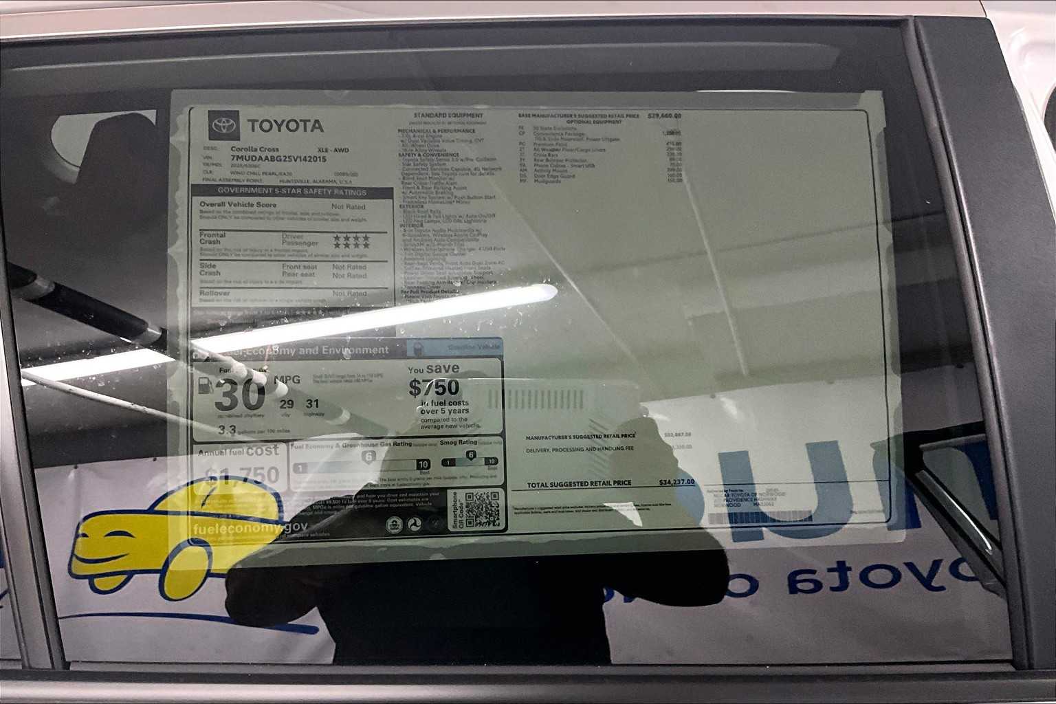 new 2025 Toyota Corolla Cross car, priced at $32,309