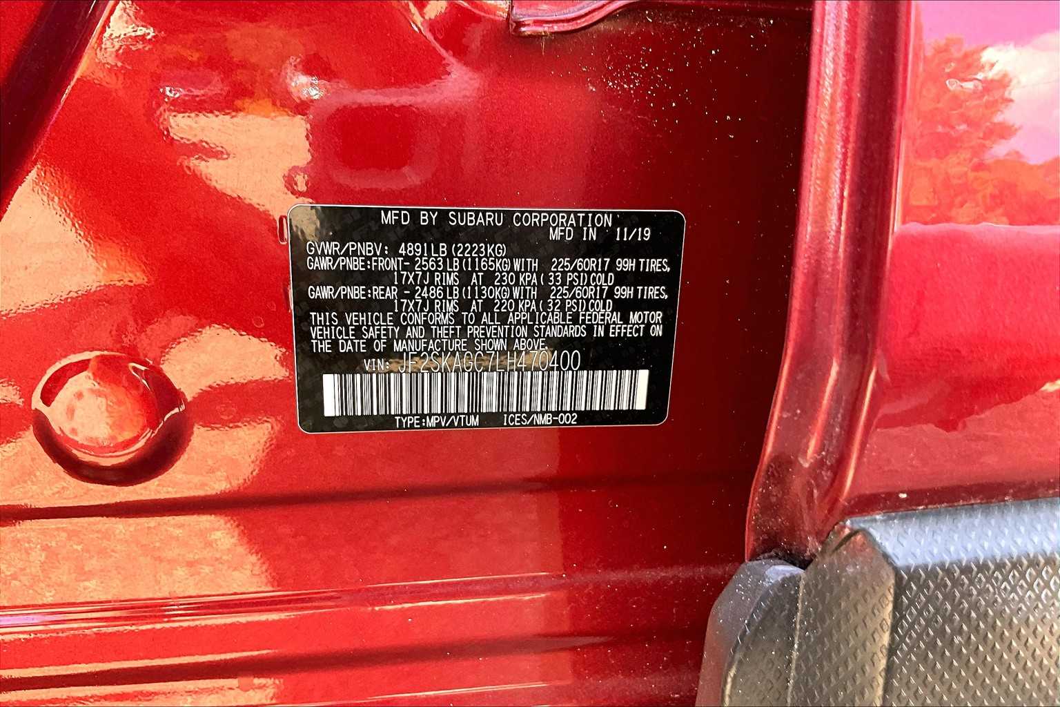 used 2020 Subaru Forester car, priced at $22,341