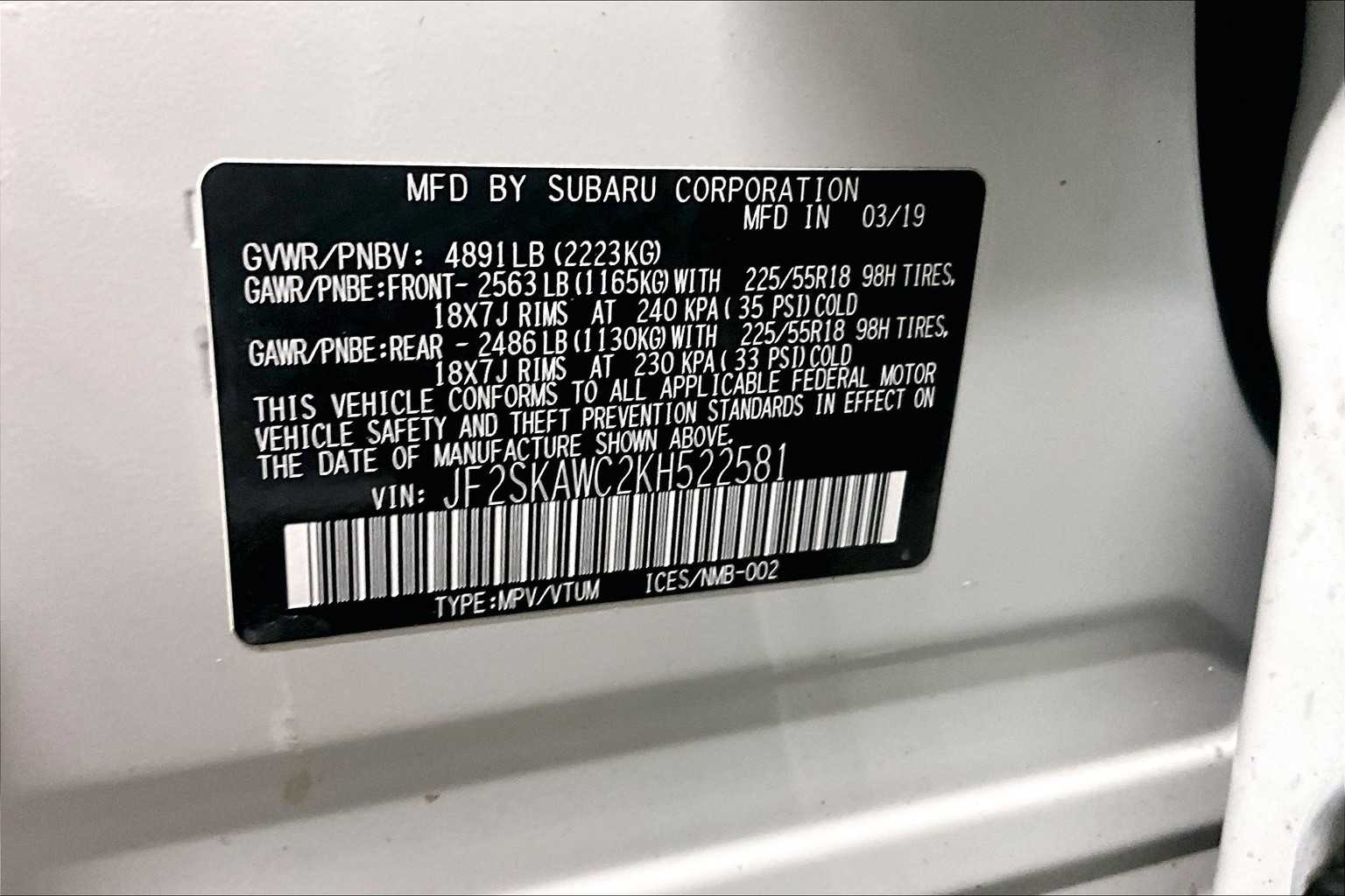 used 2019 Subaru Forester car, priced at $23,287