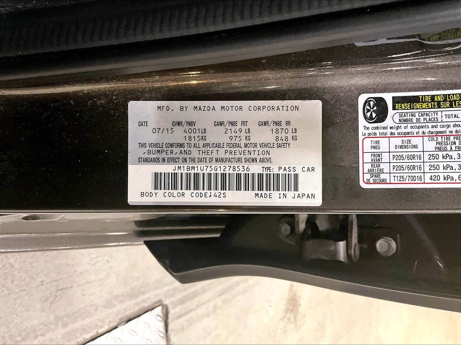 used 2016 Mazda Mazda3 car, priced at $10,949