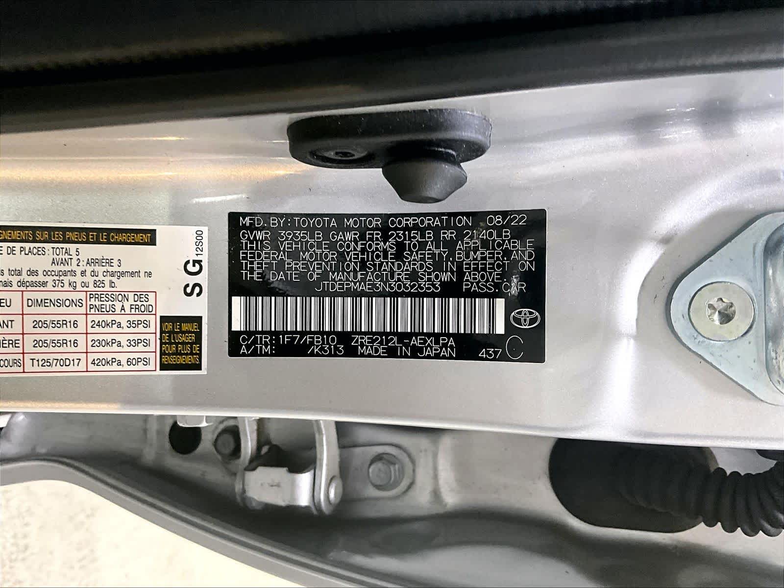 used 2022 Toyota Corolla car, priced at $20,641