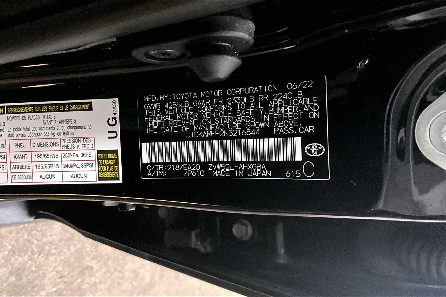 used 2022 Toyota Prius Prime car, priced at $27,262