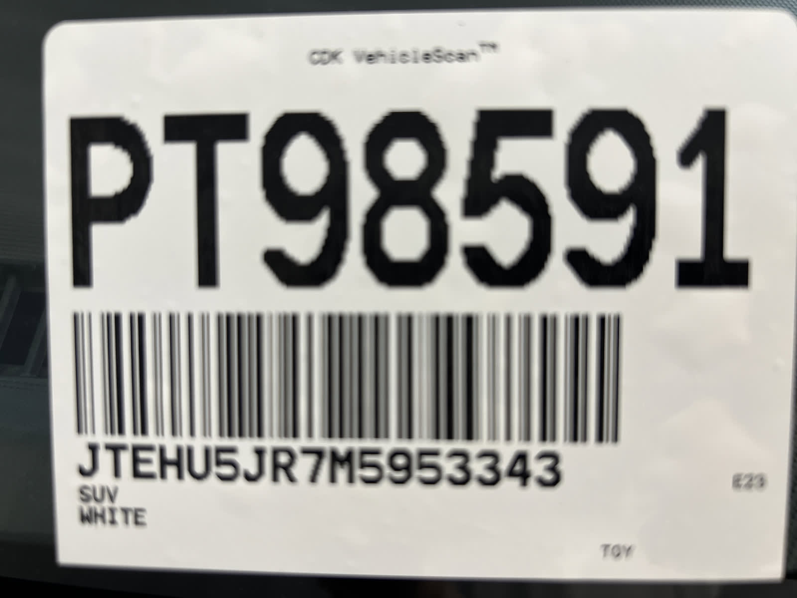 used 2021 Toyota 4Runner car, priced at $37,998