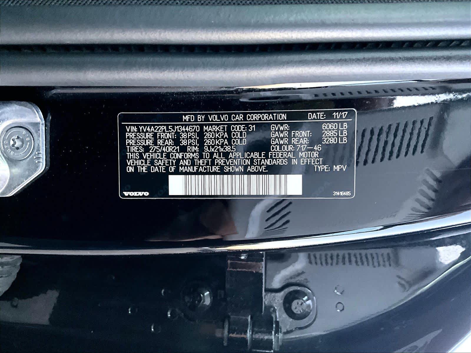 used 2018 Volvo XC90 car, priced at $22,371