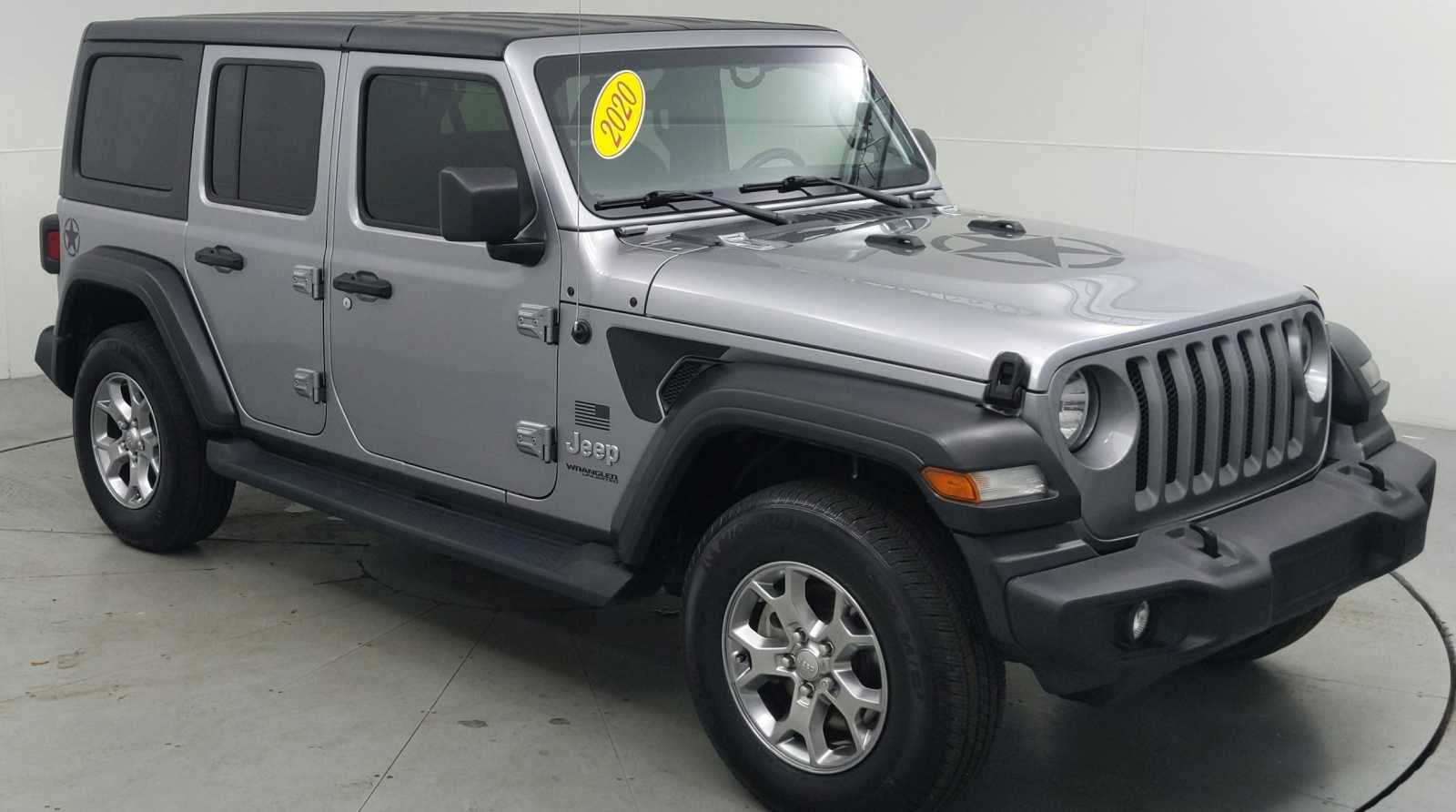 used 2020 Jeep Wrangler Unlimited car, priced at $27,916
