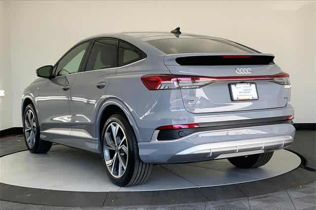 new 2025 Audi Q4 e-tron Sportback car, priced at $65,175