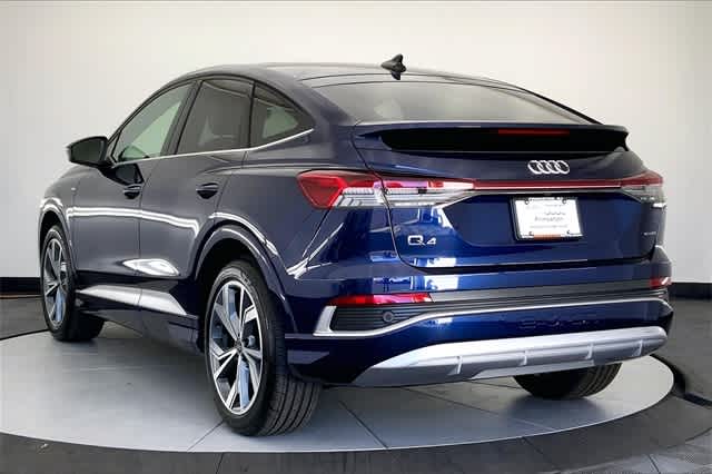 new 2025 Audi Q4 e-tron Sportback car, priced at $65,770