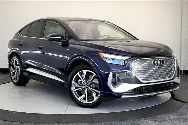 new 2025 Audi Q4 e-tron Sportback car, priced at $65,770