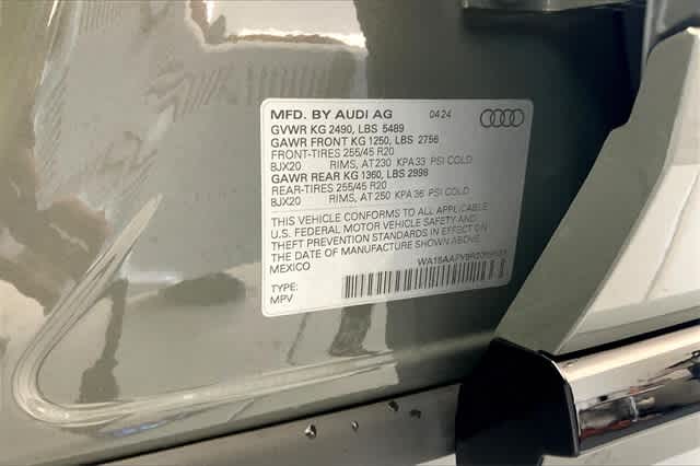 new 2024 Audi Q5 Sportback car, priced at $63,280