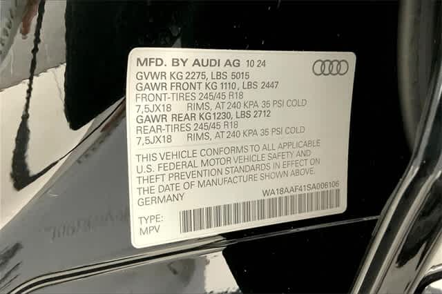 new 2025 Audi A4 allroad car, priced at $57,425