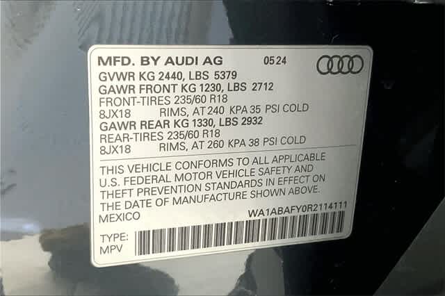 used 2024 Audi Q5 car, priced at $41,994