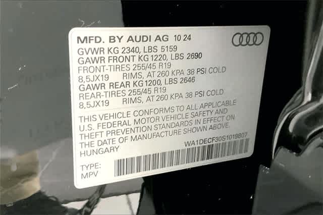 new 2025 Audi Q3 car, priced at $46,240