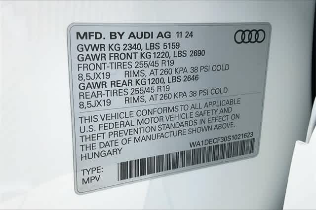 new 2025 Audi Q3 car, priced at $46,240