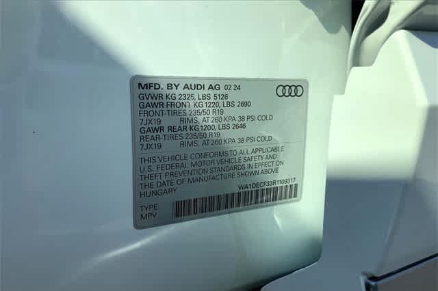 new 2024 Audi Q3 car, priced at $44,620