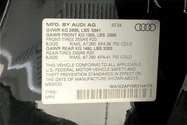 new 2024 Audi Q5 car, priced at $69,500