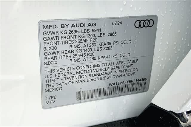 new 2024 Audi Q5 car, priced at $69,500