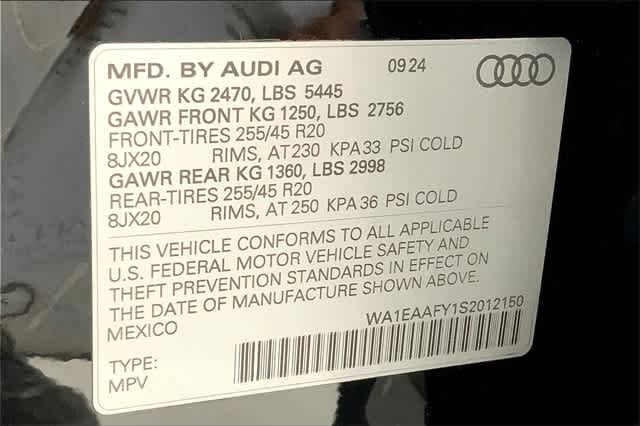 new 2025 Audi Q5 car, priced at $57,680