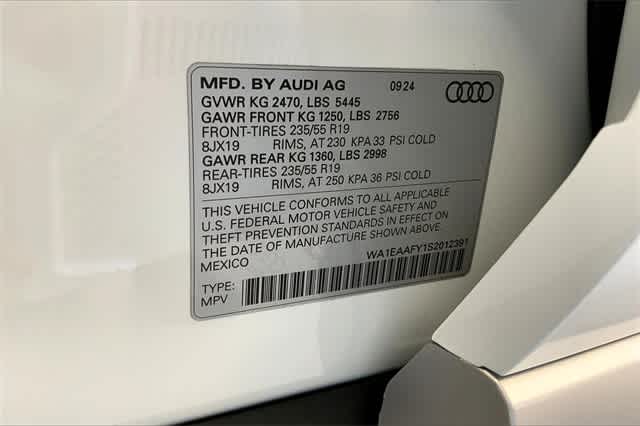 new 2025 Audi Q5 car, priced at $57,830