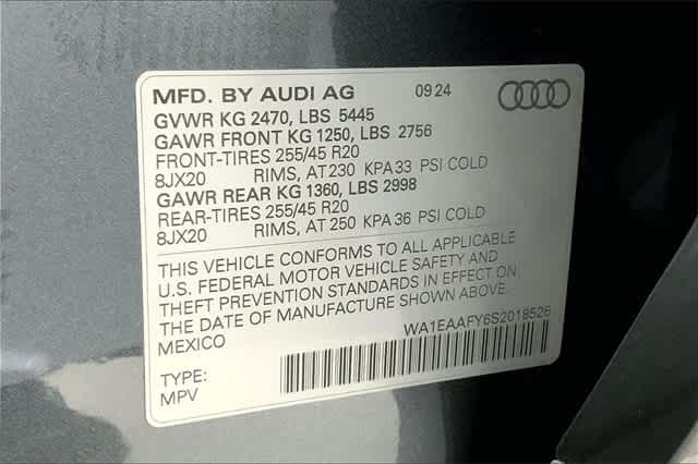 new 2025 Audi Q5 car, priced at $58,215