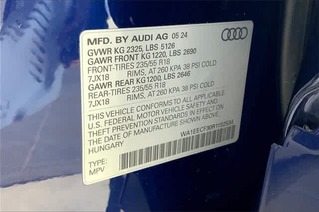 used 2024 Audi Q3 car, priced at $40,282