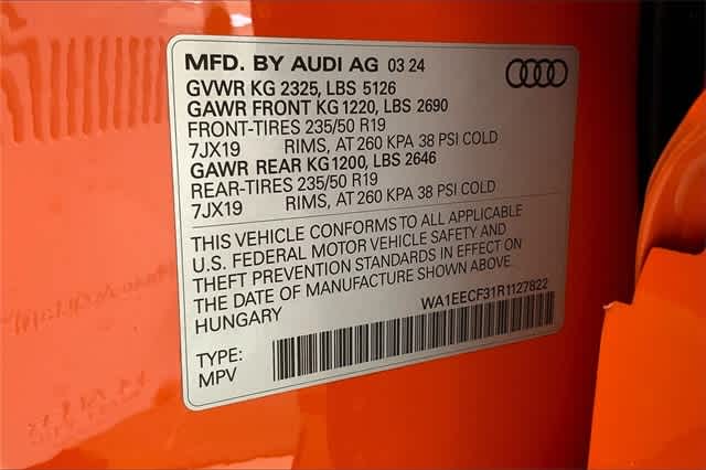 used 2024 Audi Q3 car, priced at $39,491