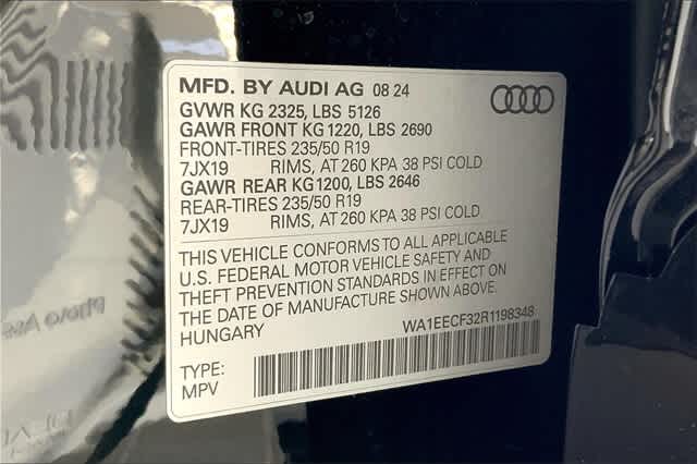 new 2024 Audi Q3 car, priced at $48,225