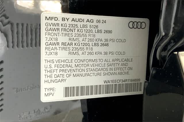 new 2024 Audi Q3 car, priced at $47,455