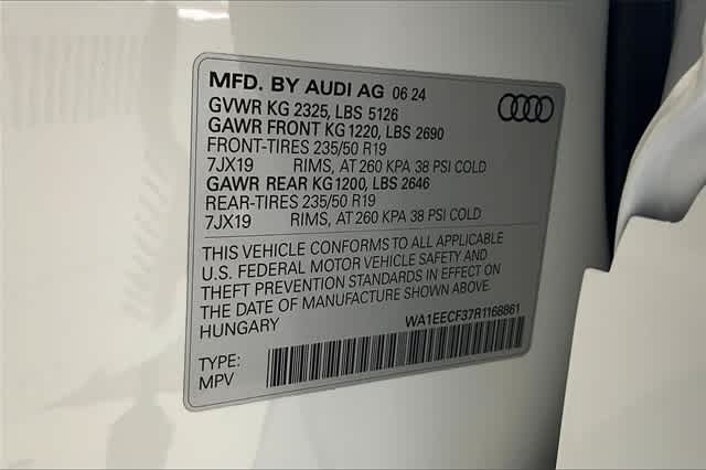 new 2024 Audi Q3 car, priced at $48,140