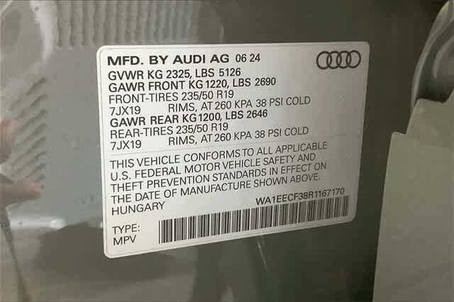 new 2024 Audi Q3 car, priced at $48,140