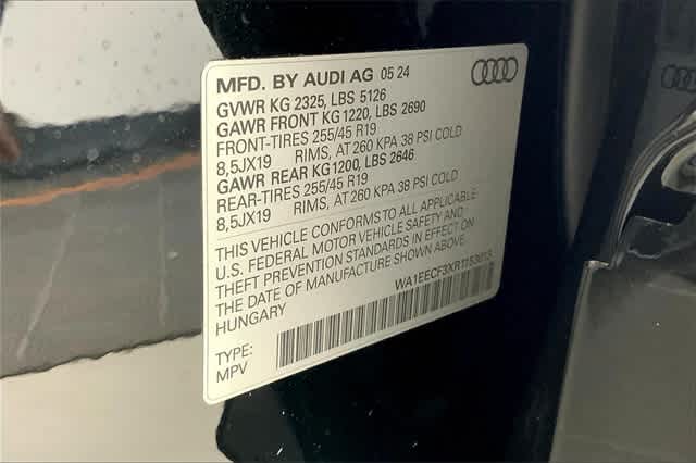 new 2024 Audi Q3 car, priced at $47,305