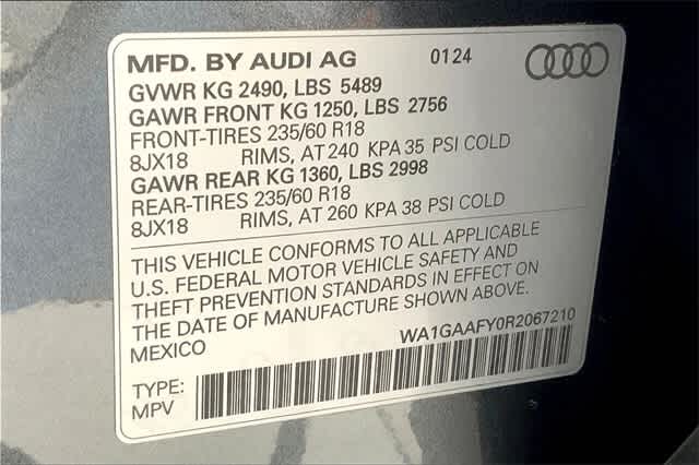 used 2024 Audi Q5 car, priced at $45,676