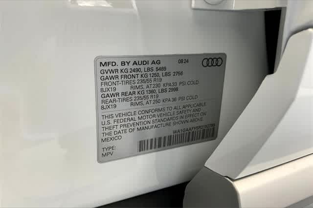 new 2024 Audi Q5 car, priced at $54,090