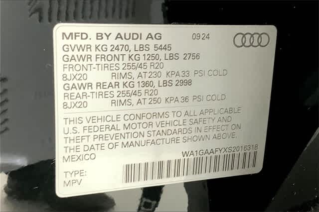 new 2025 Audi Q5 car, priced at $54,000