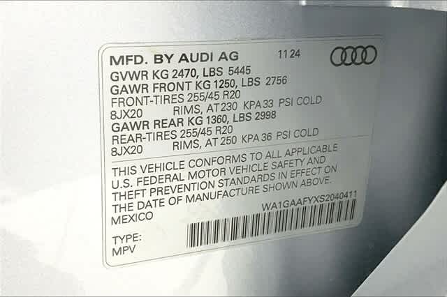 new 2025 Audi Q5 car, priced at $53,665