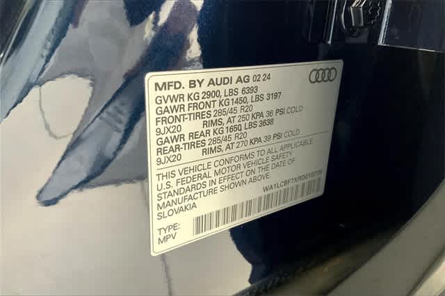 used 2024 Audi Q7 car, priced at $58,999