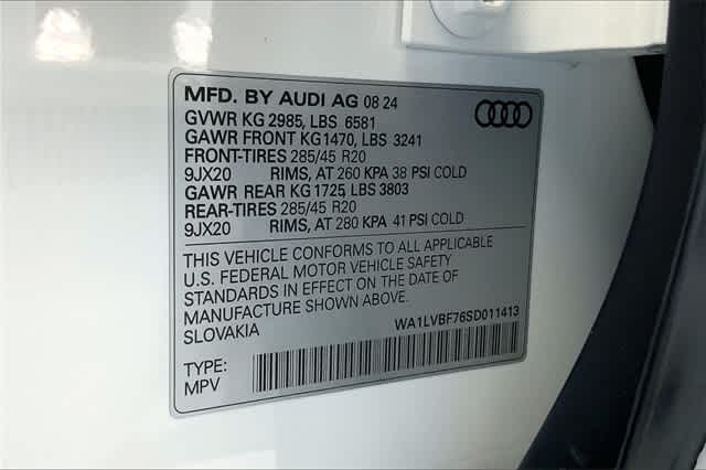 new 2025 Audi Q7 car, priced at $75,930