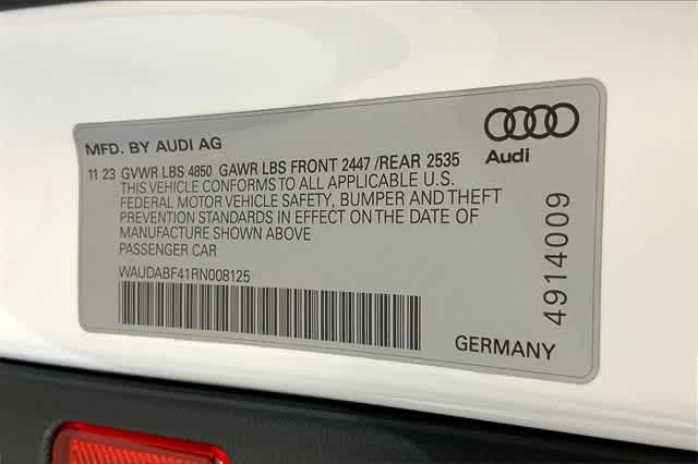 new 2024 Audi A4 car, priced at $47,455