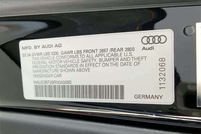 new 2024 Audi A6 car, priced at $68,925