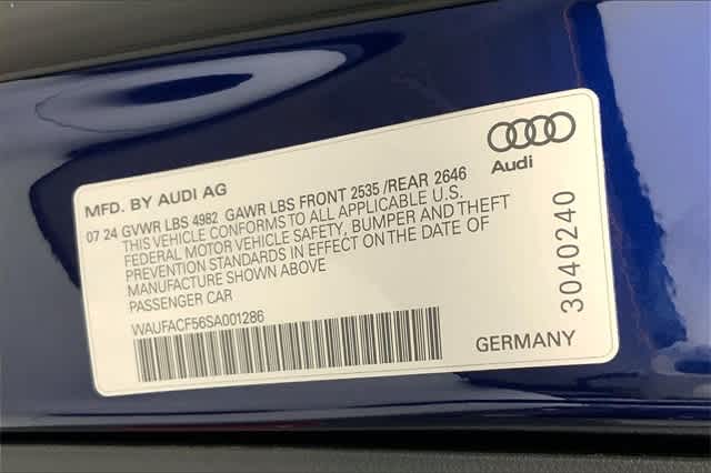 new 2025 Audi A5 Sportback car, priced at $56,385